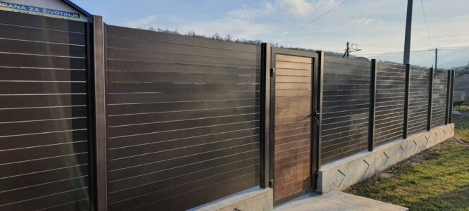 Aluminijumske panelne ograde i kapije svih vrsta namena – Kraljevo – Fizičko lice